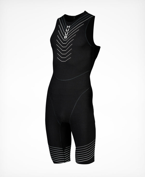 HUUB TC Performance men's swimskin front view for non-wetsuit triathlon racing