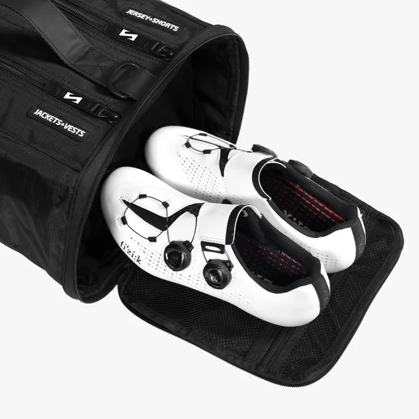 Scicon Essentials Cycling Kit Race Day Rain Bag with adjustable straps and waterproof material for cycling protection.