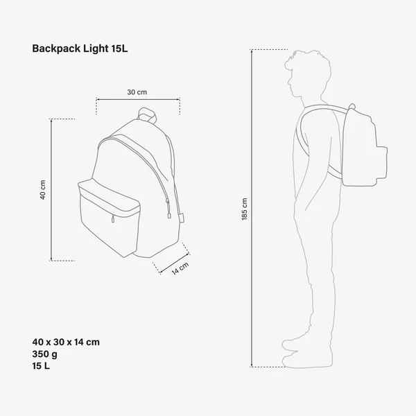 Sac à dos léger 15L