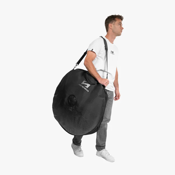 Sacoche protectrice rembourrée pour double roue